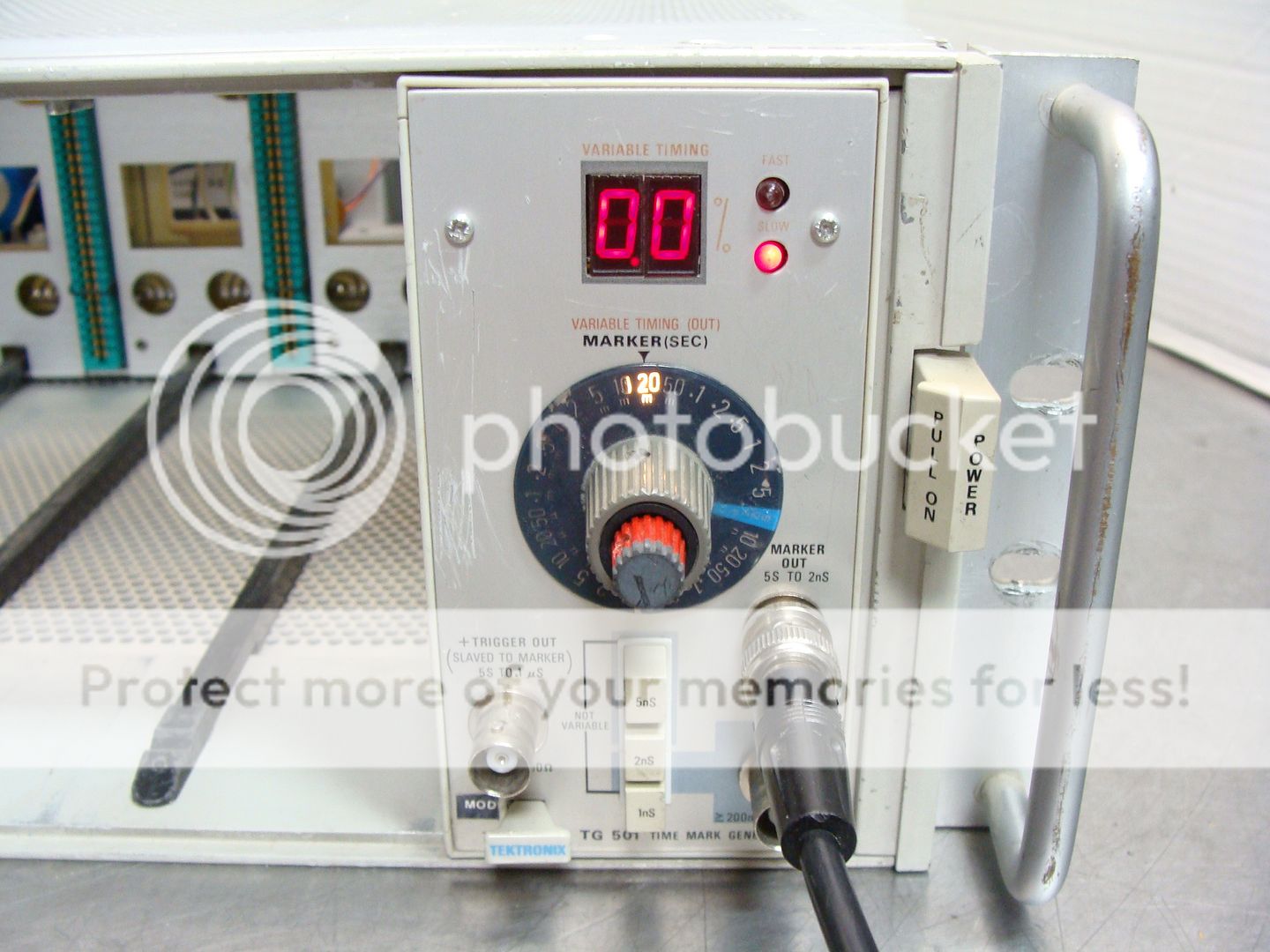 Tektronix Tek TG 501 / TG501 Time Mark Generator PlugIn 5sec 1ns, 1v